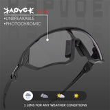 Photochromic Cycling Goggles UV400 1 Lens